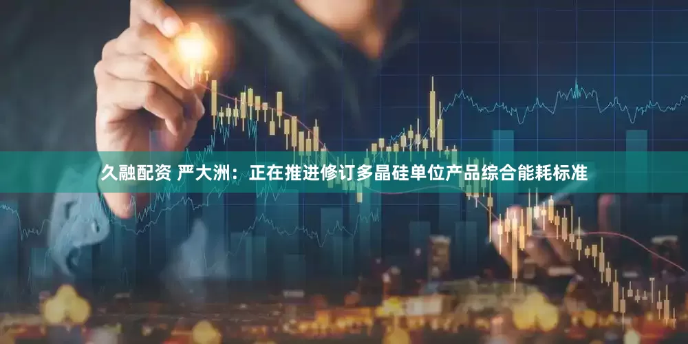 久融配资 严大洲：正在推进修订多晶硅单位产品综合能耗标准